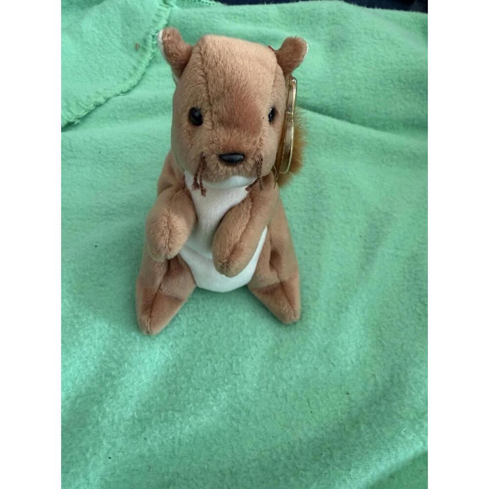 Ty Beanie Baby Nuts Squirrel
